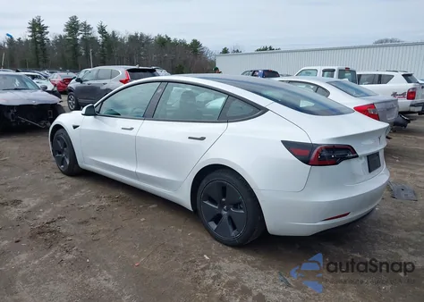 2022 Tesla Model 3 Rear-Wheel Drive from USA, damaged, VIN 5YJ3E1EA9NF101519